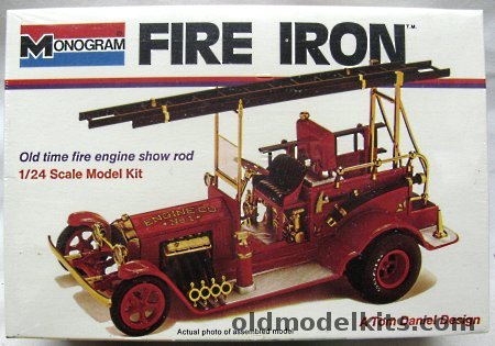 Monogram 1/24 The 'Fire Iron' Old Time Fire Engine Show Rod by Tom  Daniel, 7530-0225 plastic model kit
